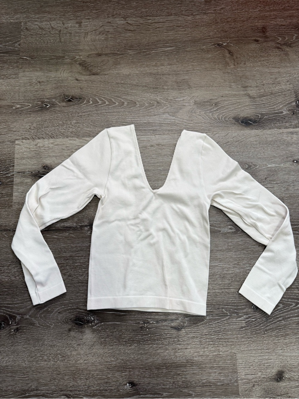A new day white V neck
